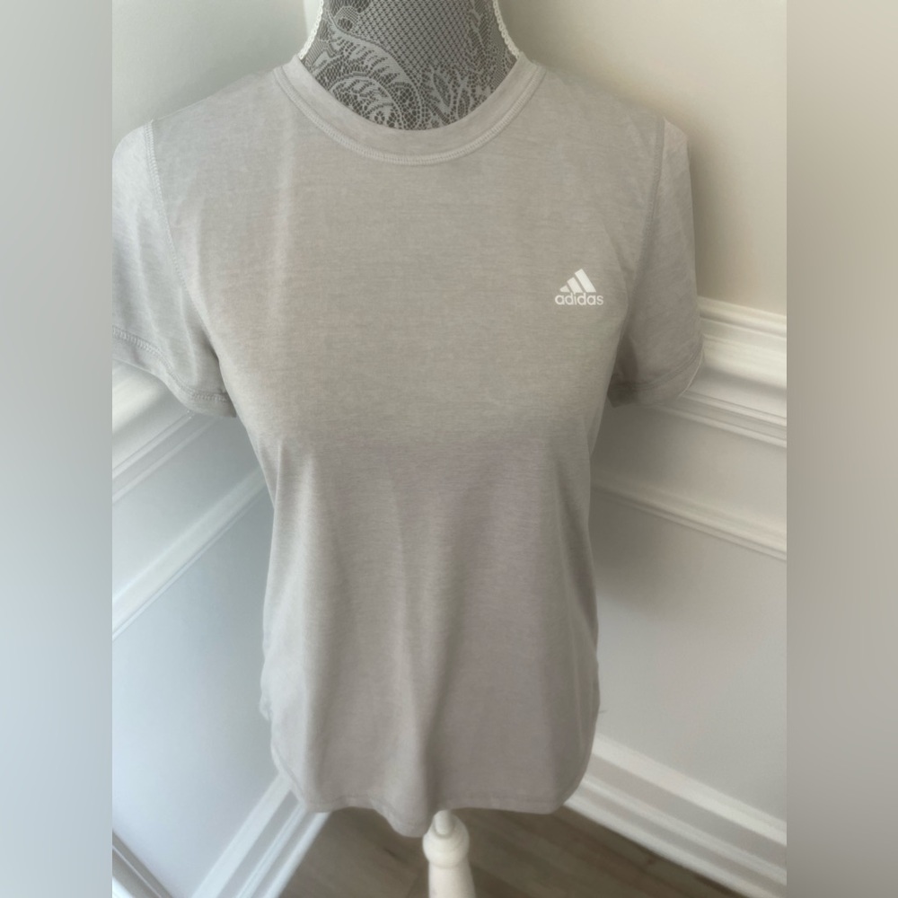 Adidas Womens Grey Golf Shirt Size M